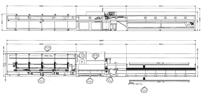 Máquina automática aserrado Conni 450A200NCSPS - Plastin Gold